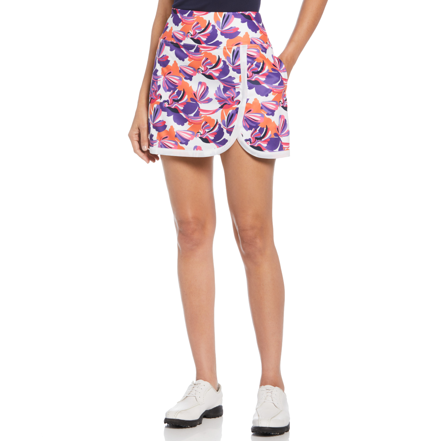 Parrot Print 16" Golf Skort