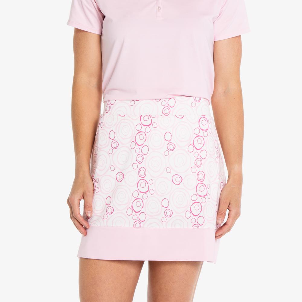 Dahlia Dreams Collection: Rose Print Pull-On 17" Skort
