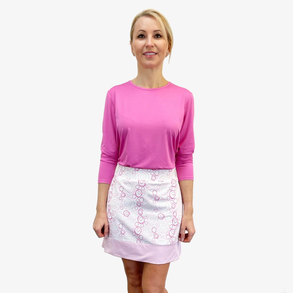 Dahlia Dreams Collection: Rose Print Pull-On 17" Skort