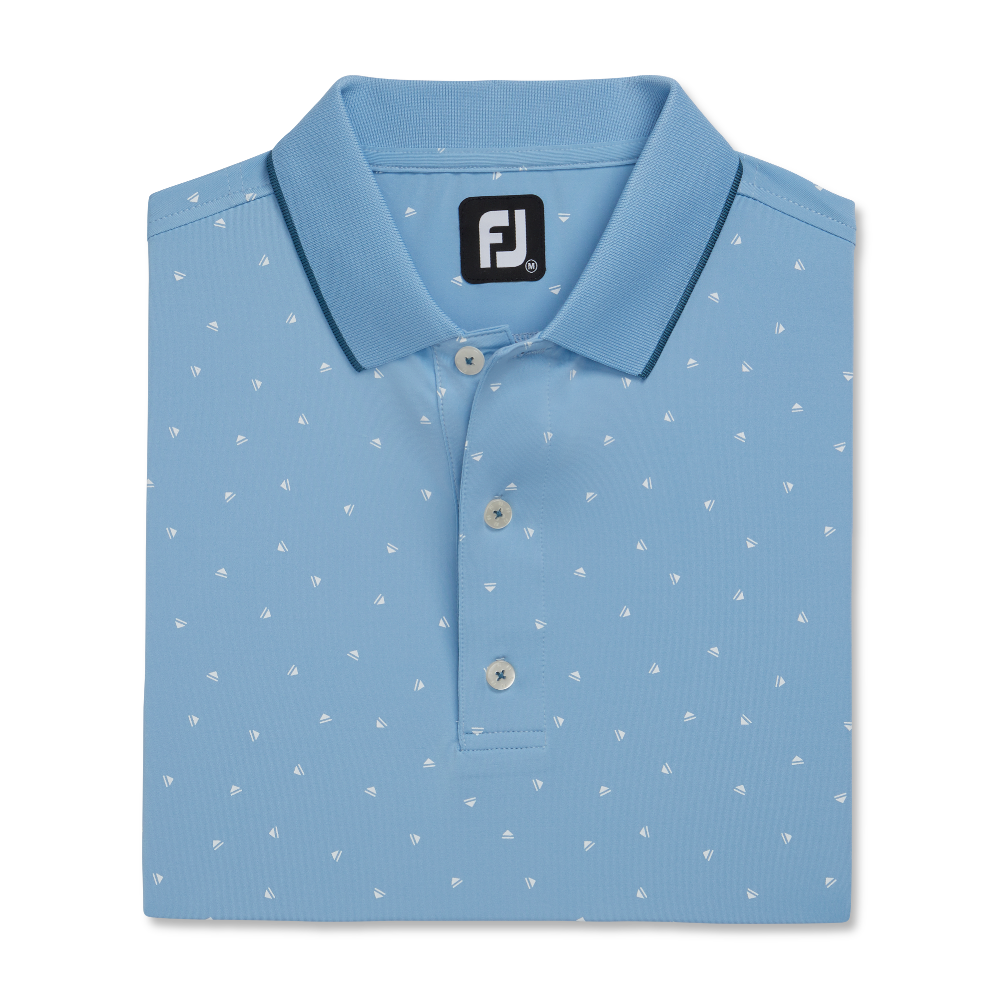 Push Play Print Lisle Knit Collar
