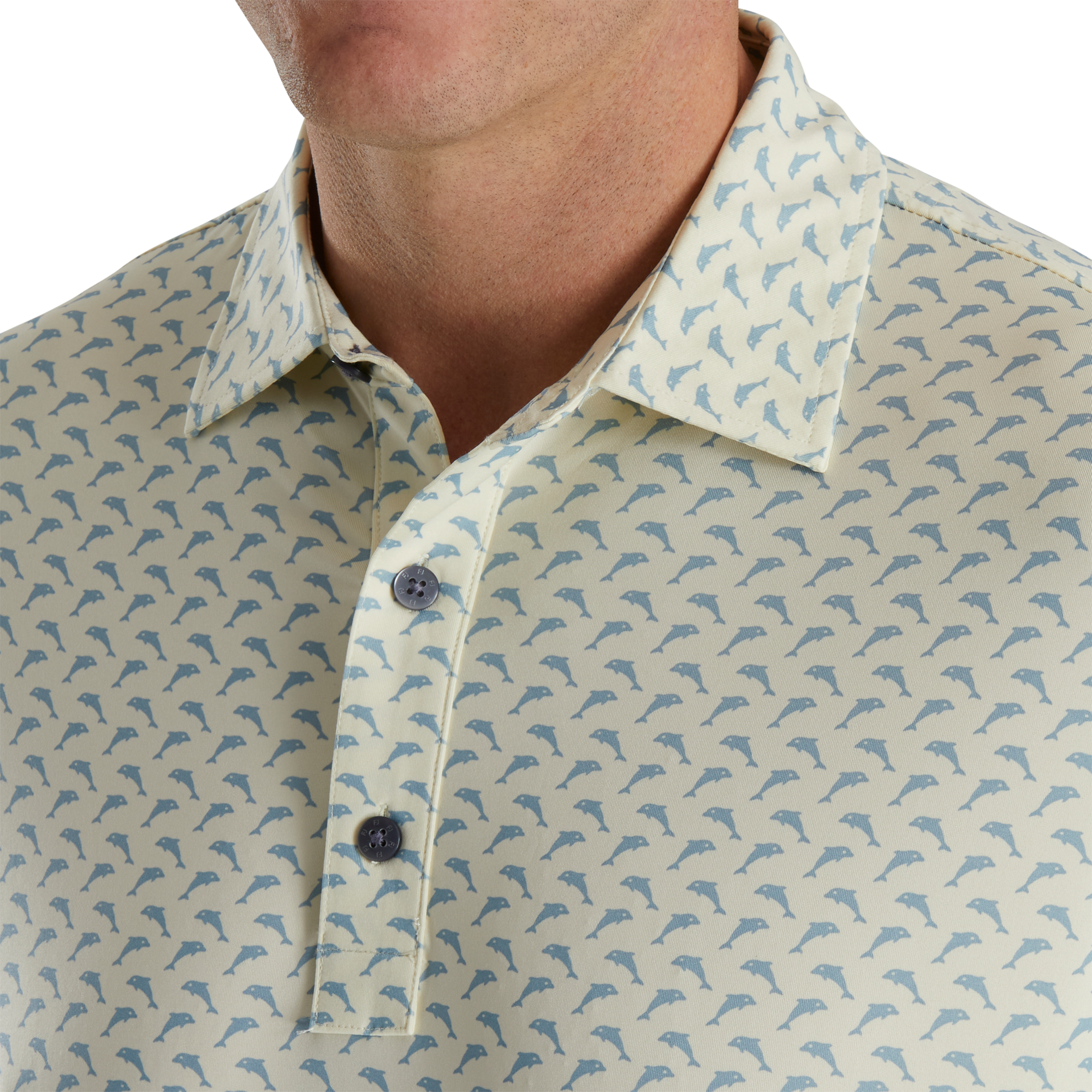 Lisle Leaping Dolphins Print Self Collar