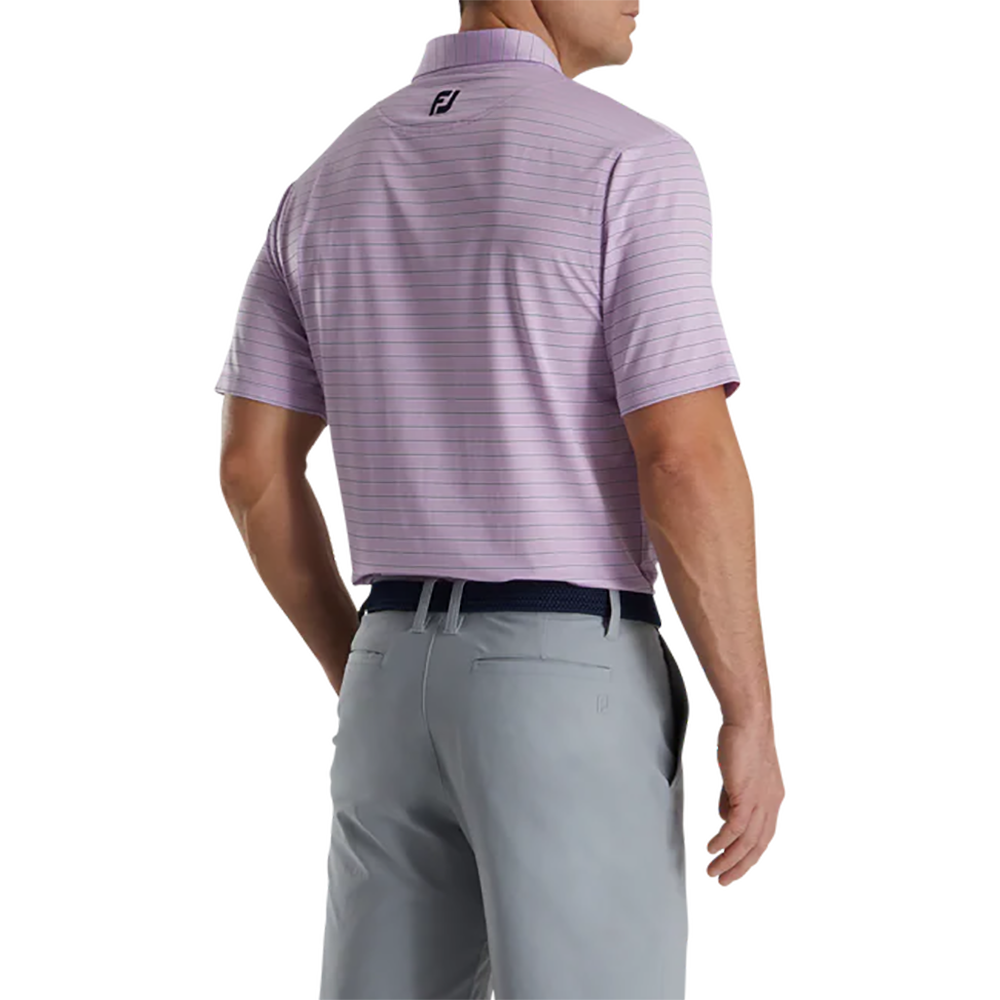 Triple Pinstripe Lisle Self Collar