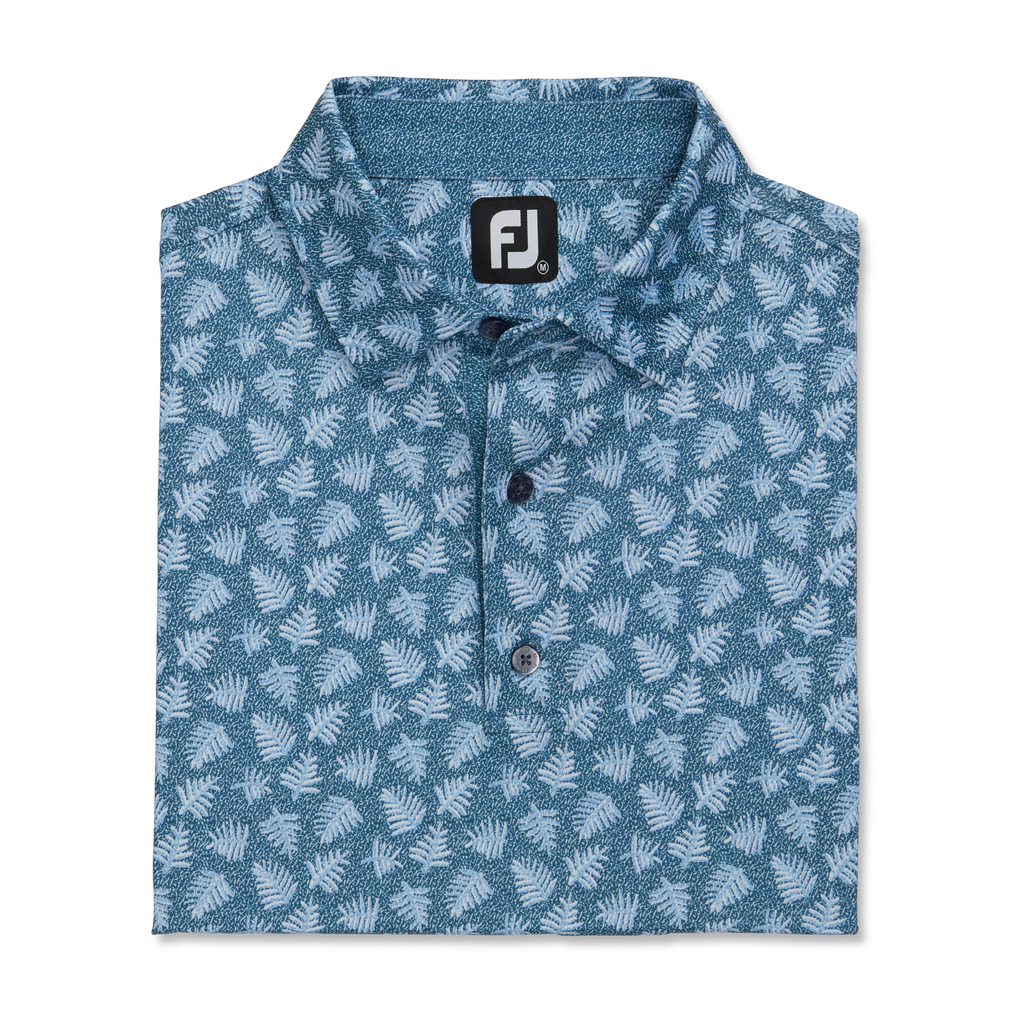 Shadow Palm Print Lisle Self Collar