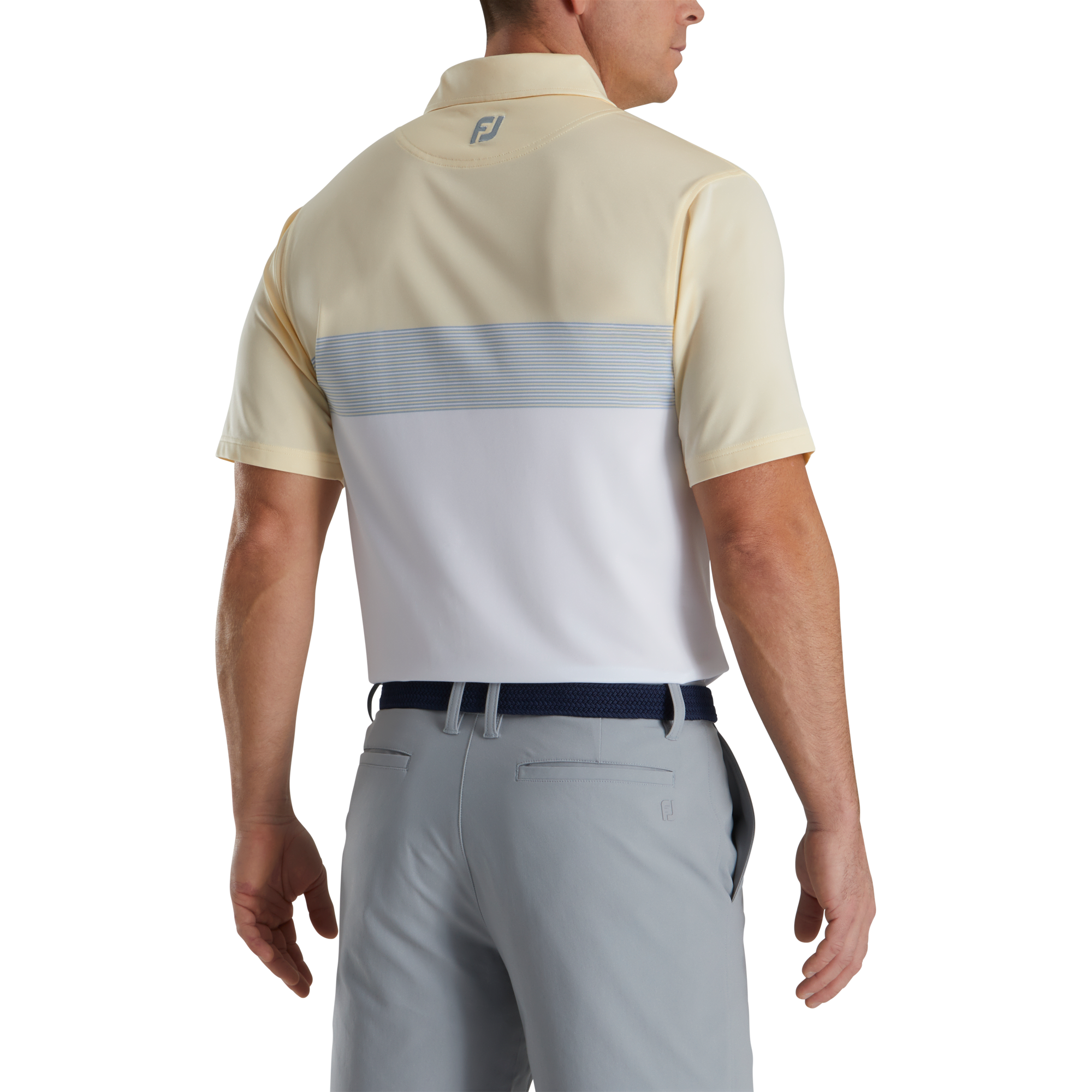 Color Block Lisle Self Collar