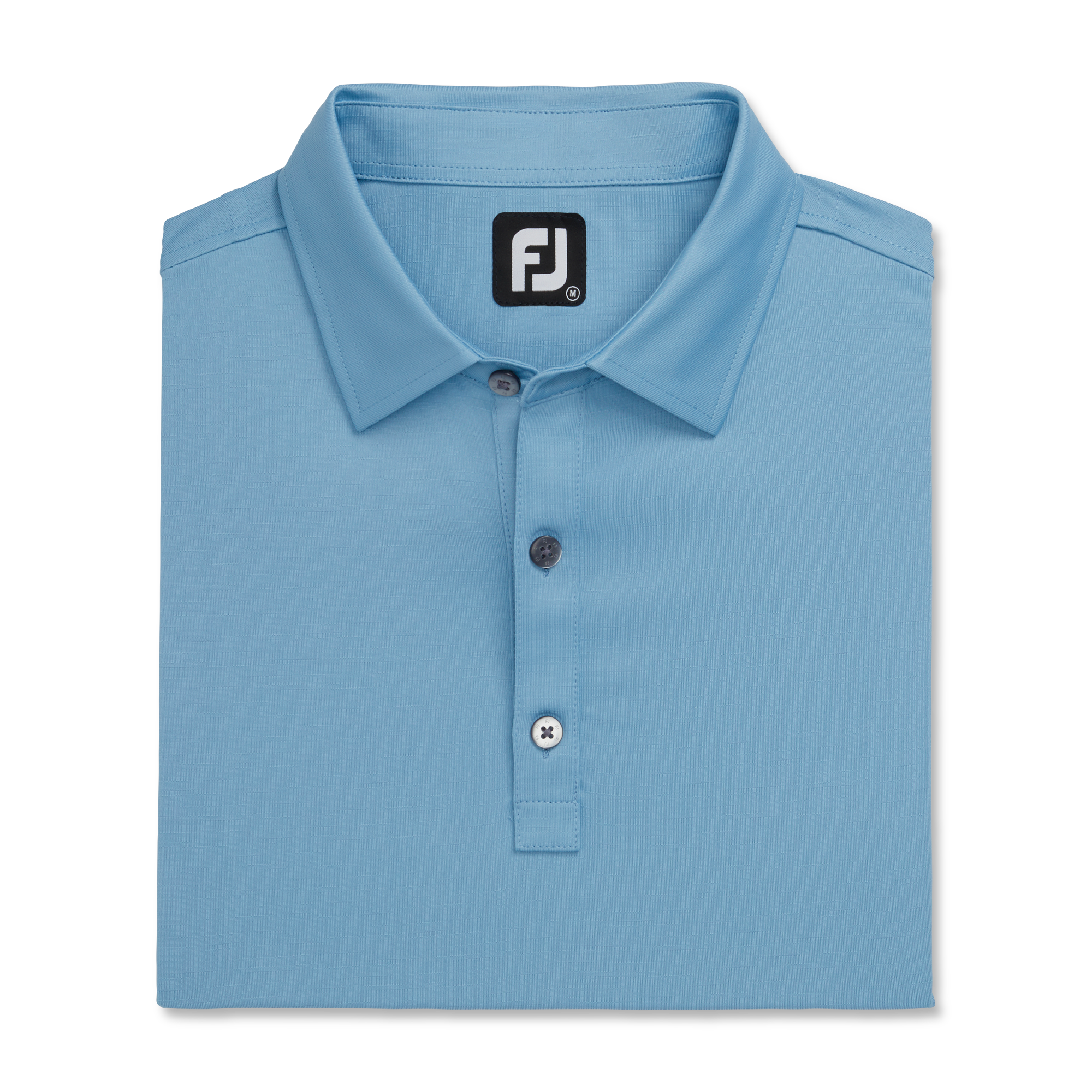 Slub Yarn Solid Self Collar Men's Short Sleeve Golf Polo Shirt