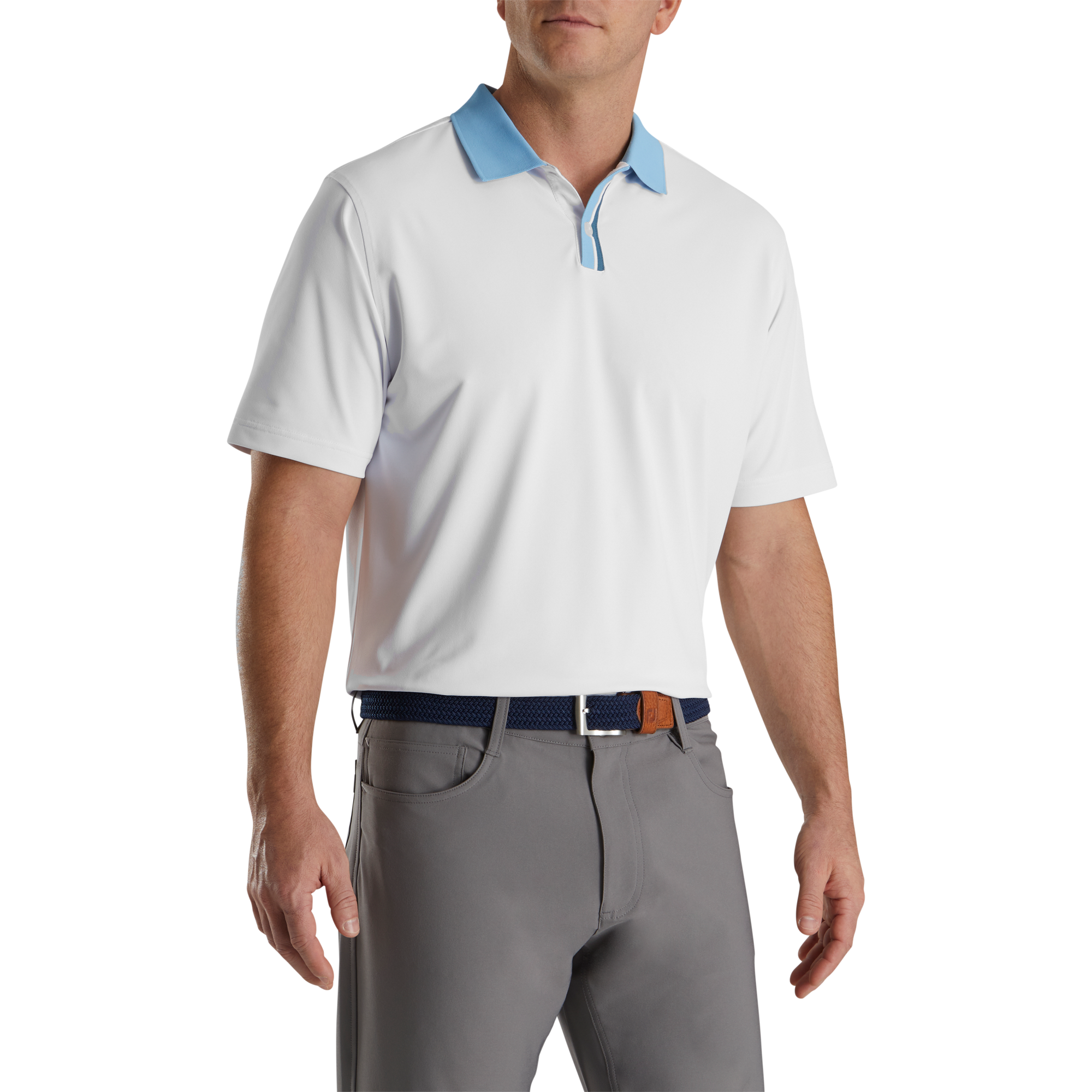 Footjoy Clothing Footjoy Stretch Pique Solid Golf Shirt Fj Golf