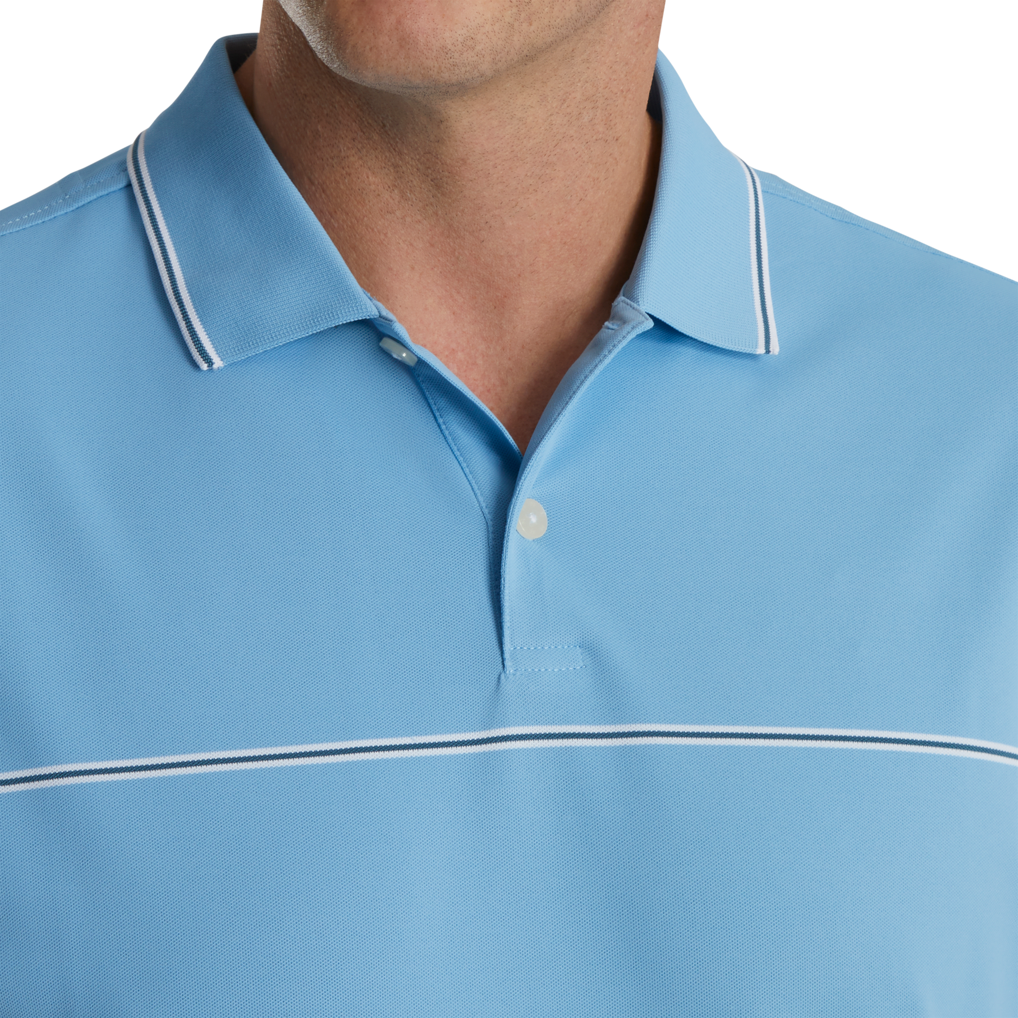 Small Details Stretch Pique Knit Collar