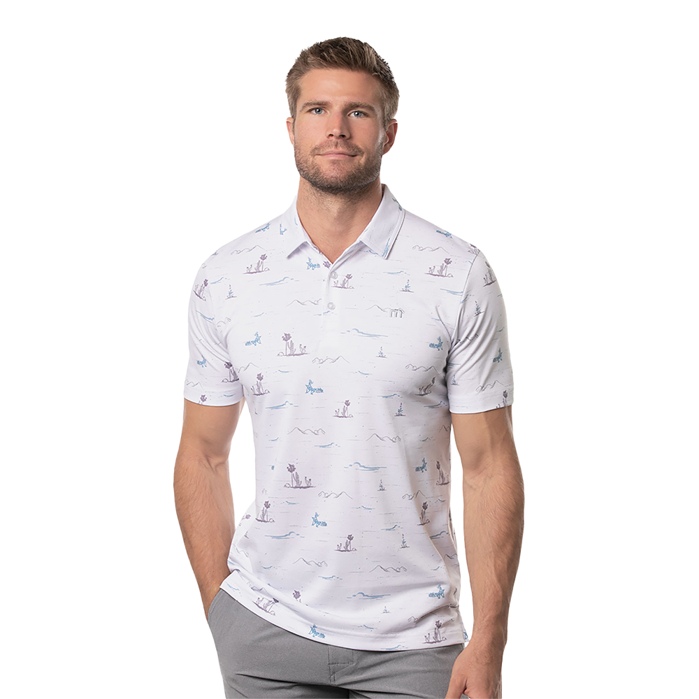 Warp Drive Men's Short Sleeve Golf Polo Shirt