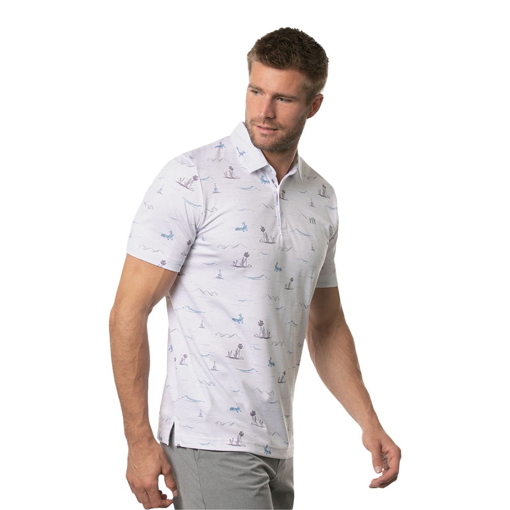 Warp Drive Men's Short Sleeve Golf Polo Shirt