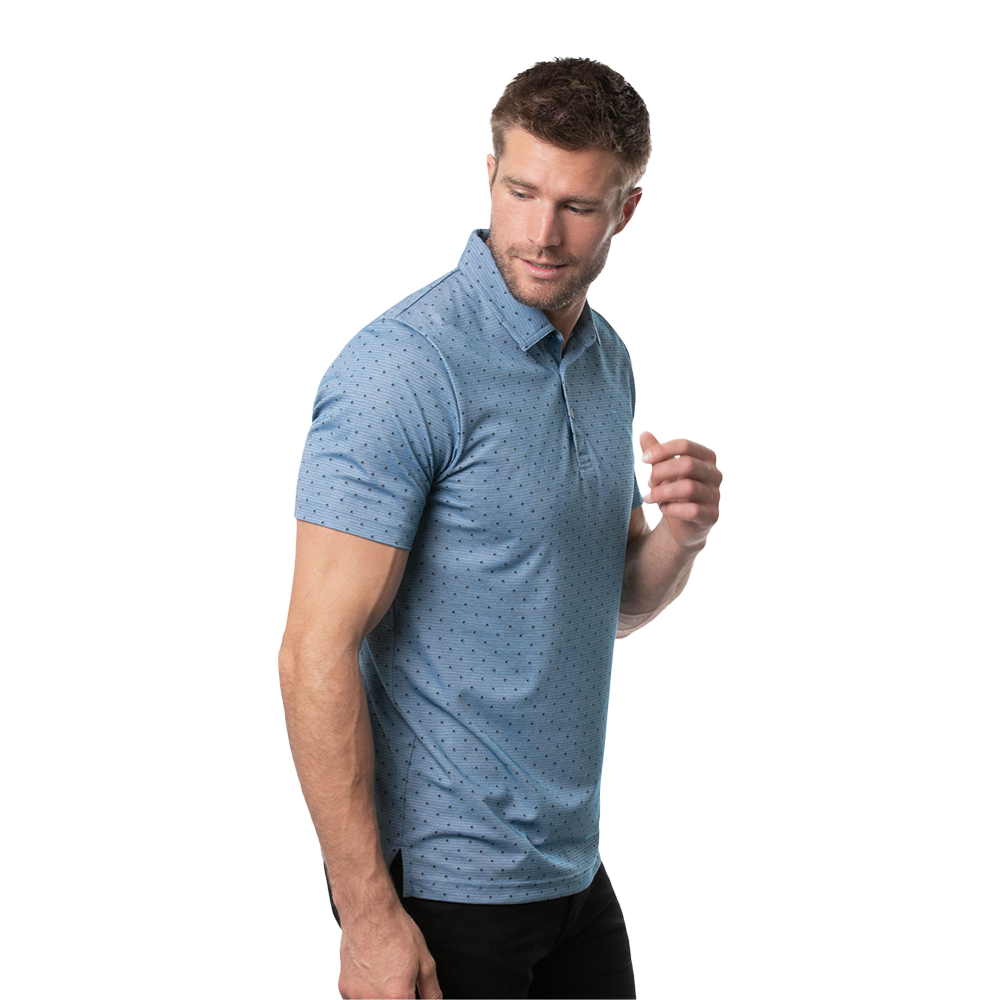 High Spirits Men's Short Sleeve Golf Polo Shirt