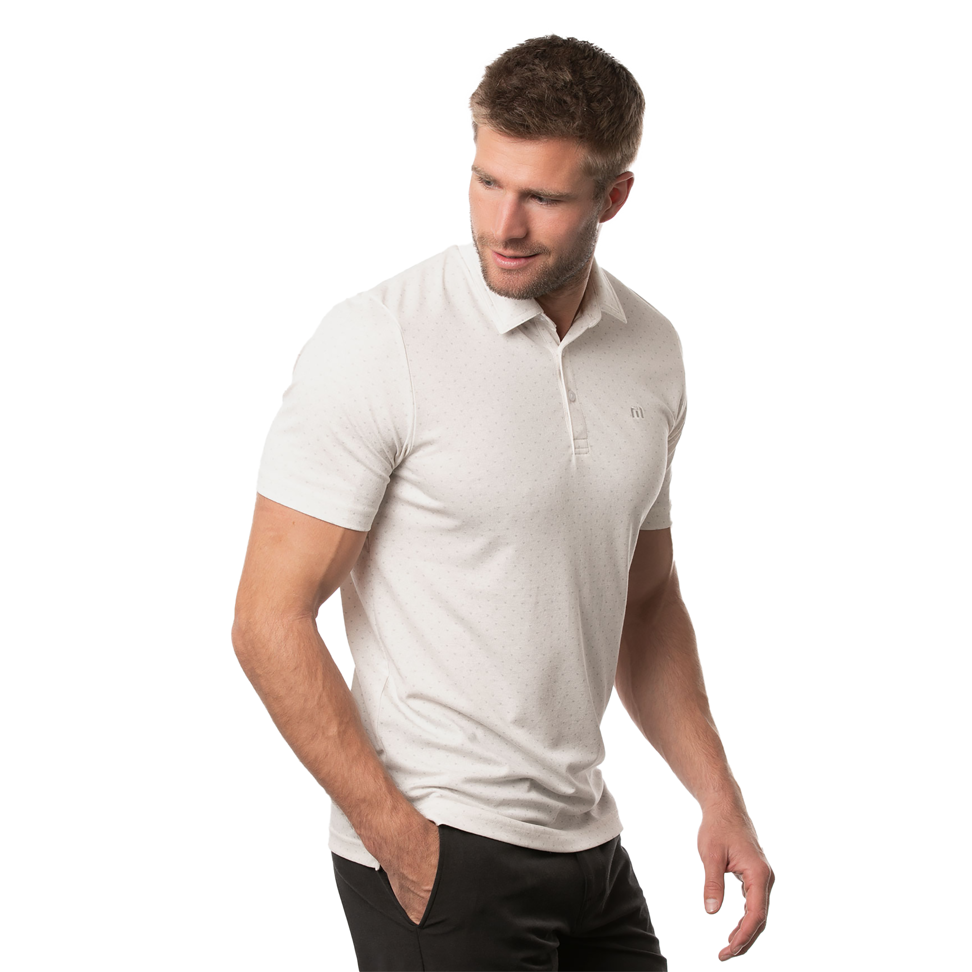 Turned Around Men's Short Sleeve Golf Polo Shirt