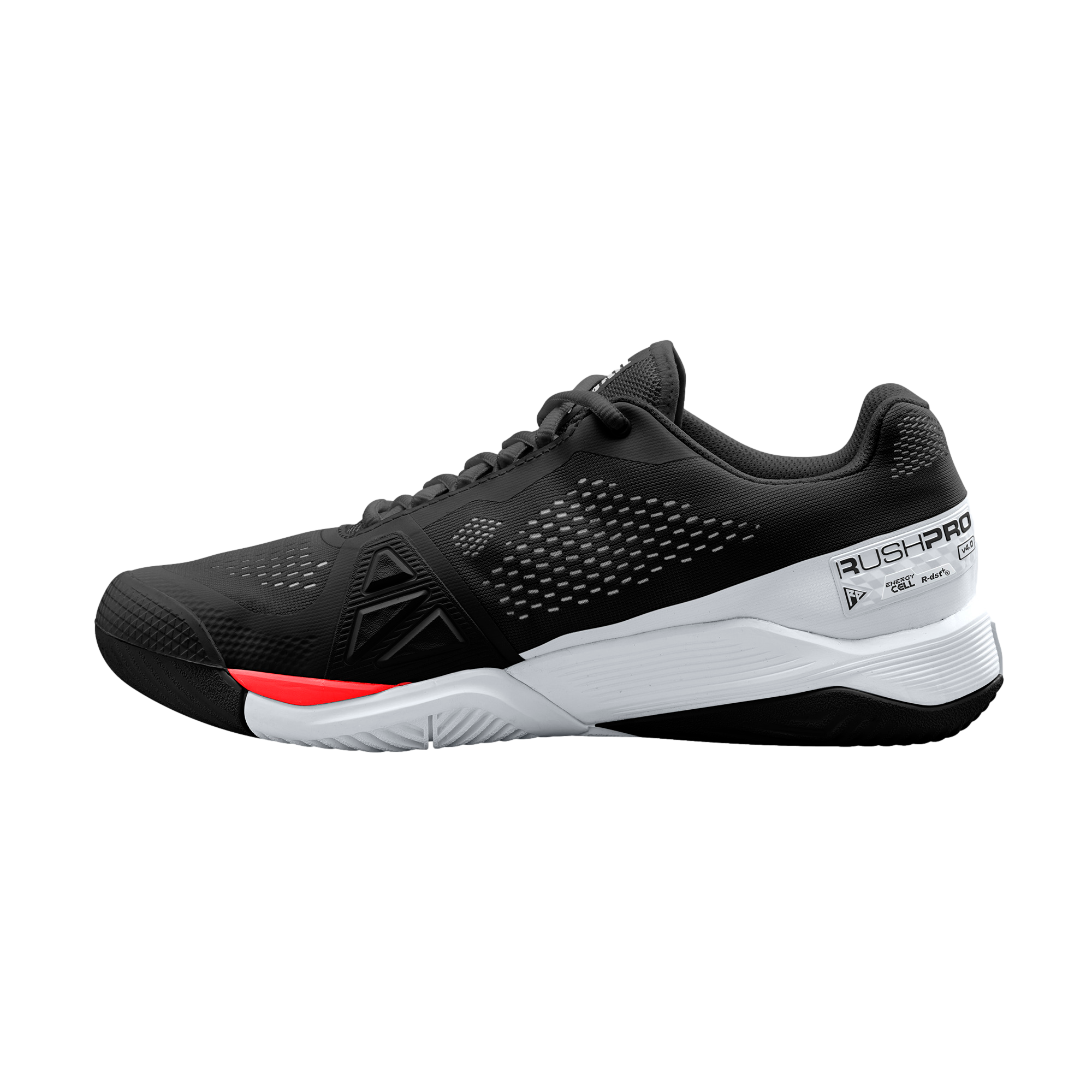 RUSH Pro 4.0 Men's Tennis Shoe - Red/Black