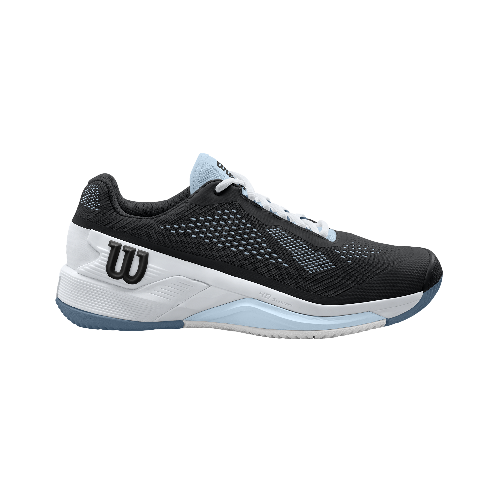 Wilson RUSH Pro 4.0 2022 Women's Tennis Shoe - Black/Blue | PGA