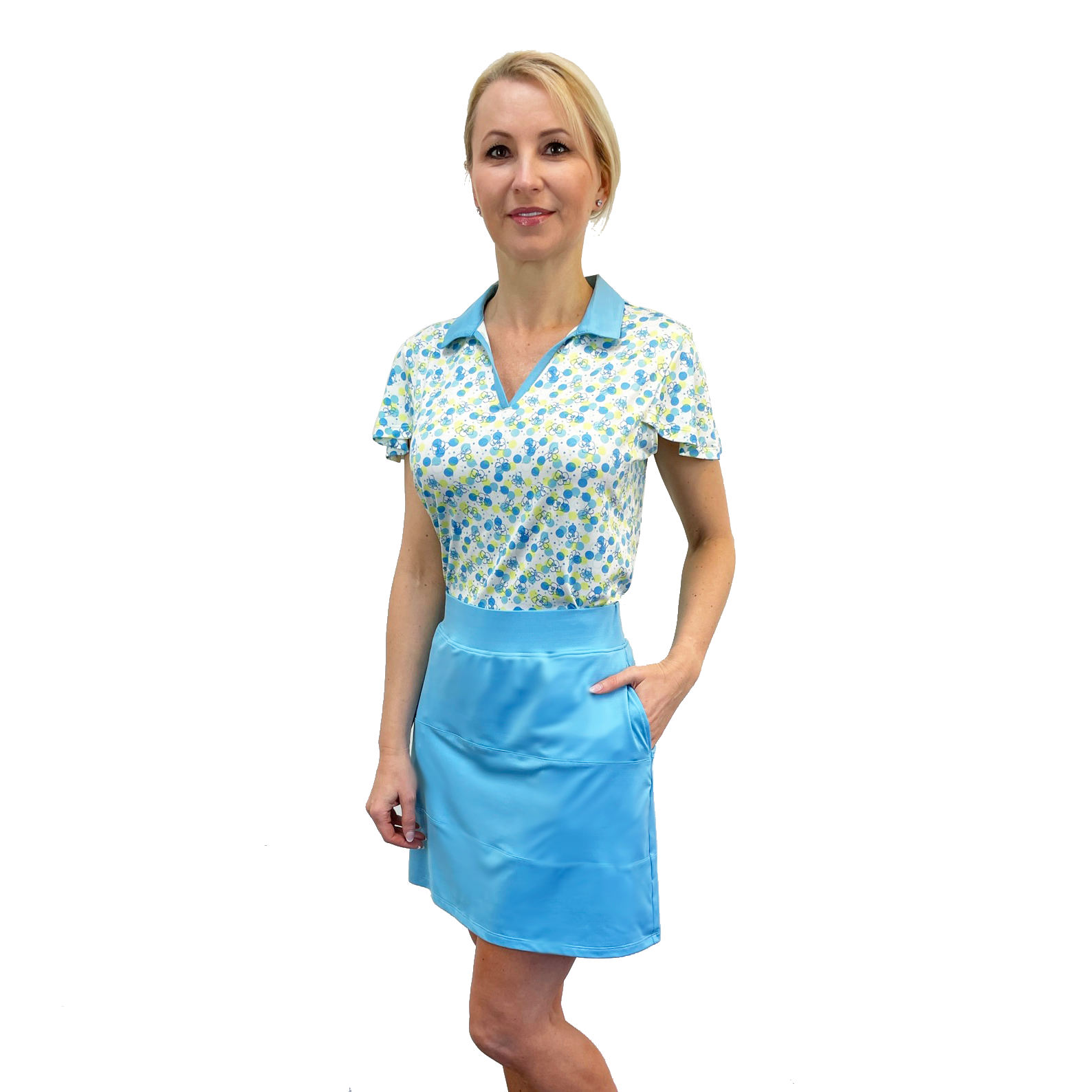 Citrus Rain Collection: Hailey Pull-on 17" Skirt