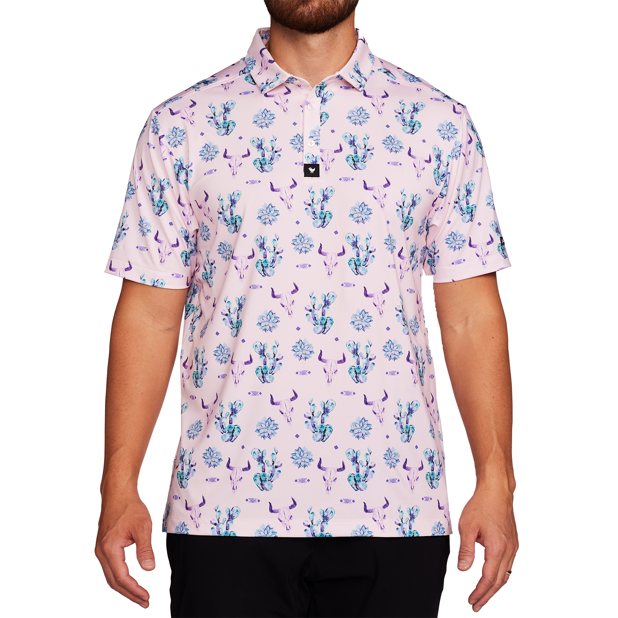 The Ranch Men's Short Sleeve Golf Polo Shirt