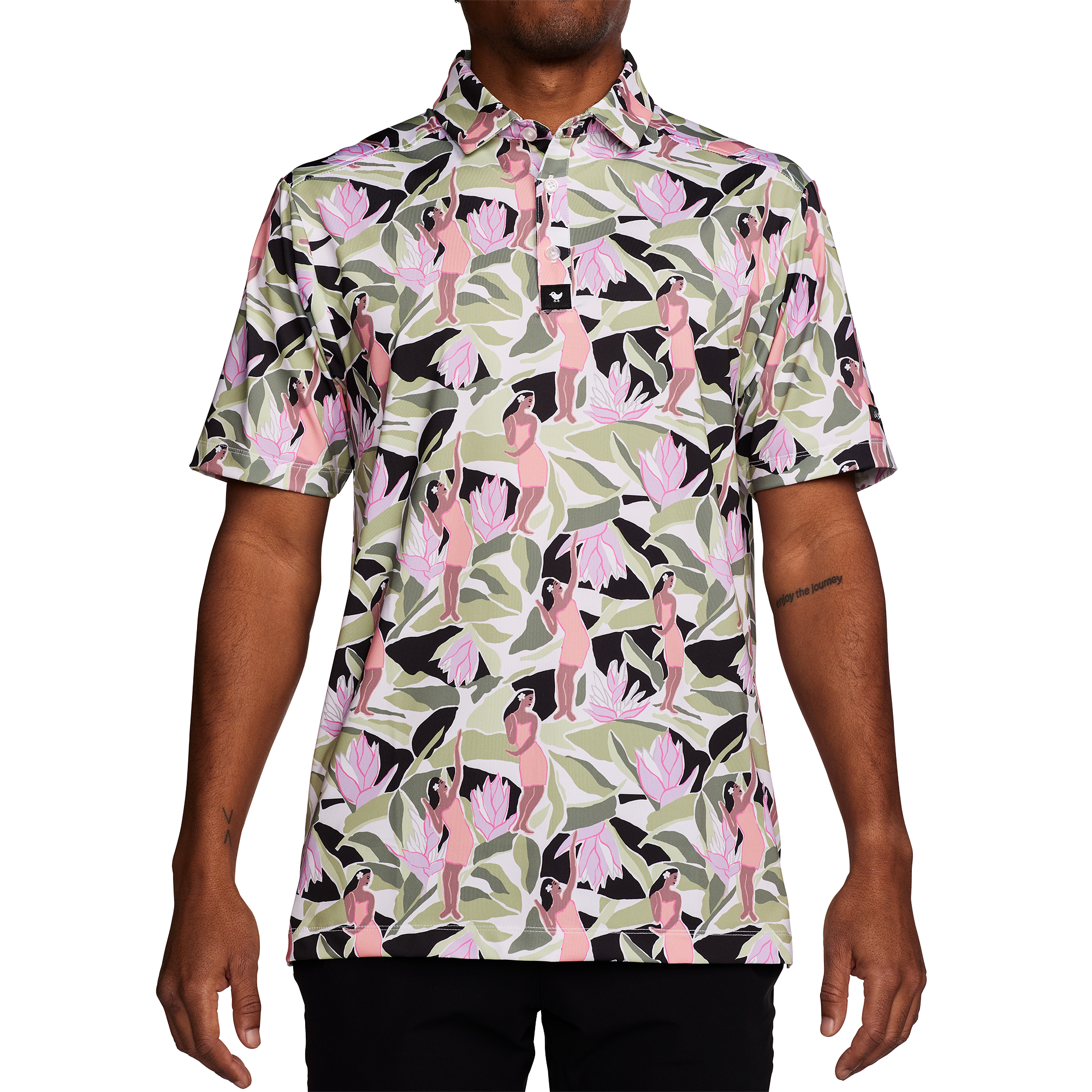 Leilani Men's Short Sleeve Golf Polo Shirt