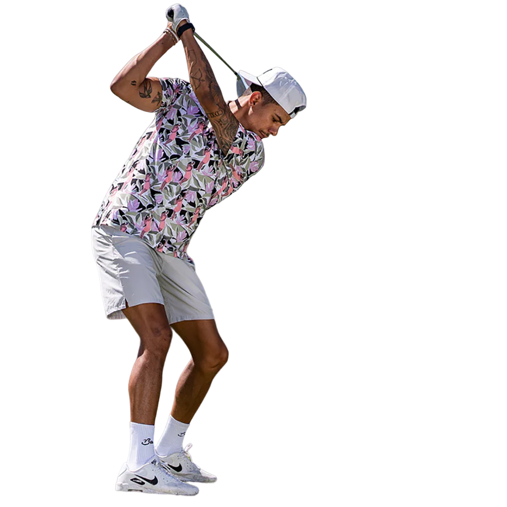 Leilani Men's Short Sleeve Golf Polo Shirt