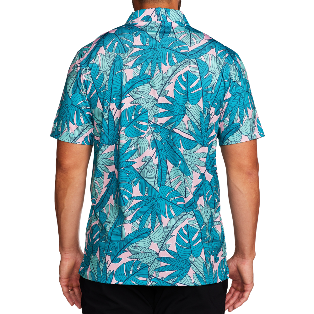 Palmnado Men's Short Sleeve Golf Polo Shirt