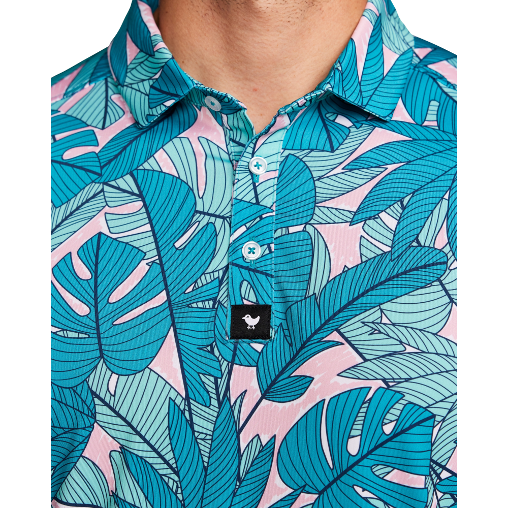 Palmnado Men's Short Sleeve Golf Polo Shirt