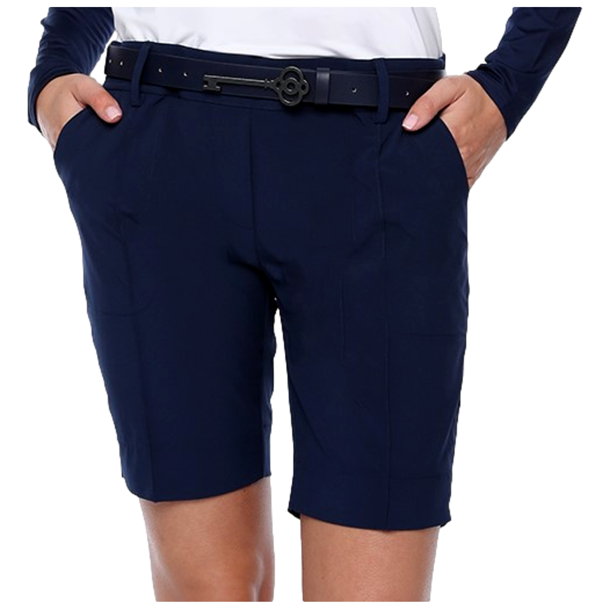 4-Way Stretch Woven Women's 8" Golf Shorts