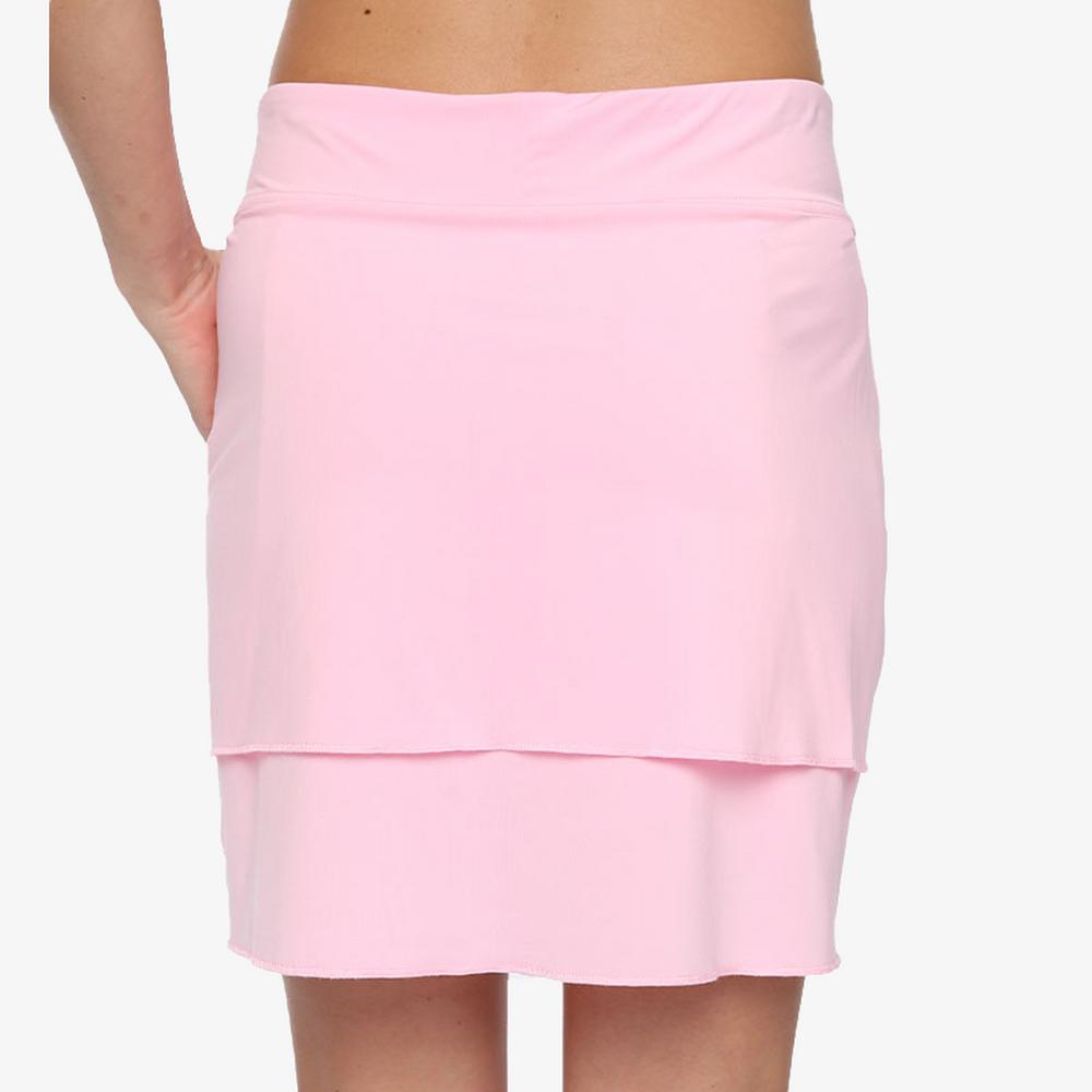 Tin Cup Collection: Tiered Pull-On Solid 16.5" Skort