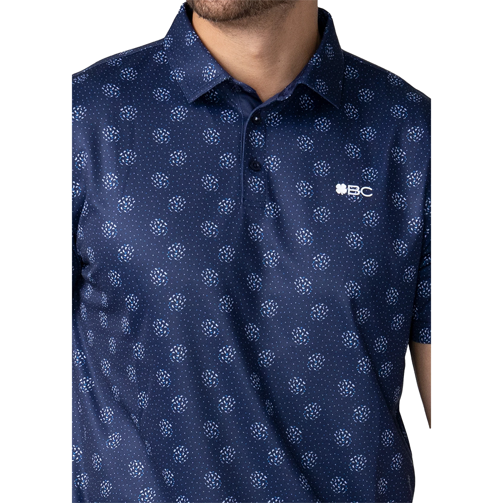 Cloud Men's Short Sleeve Golf Polo Shirt