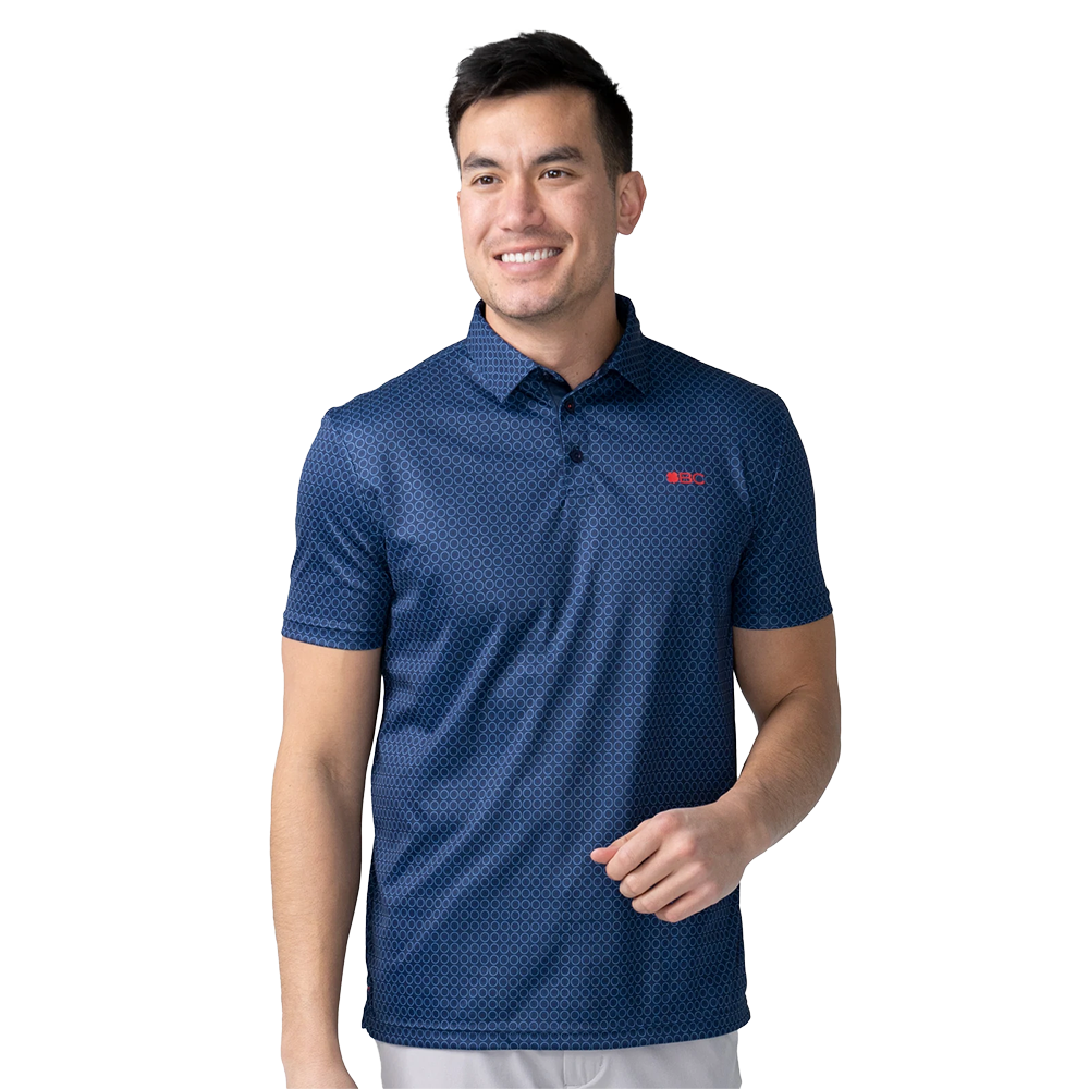 Crown Men's Short Sleeve Golf Polo Shirt