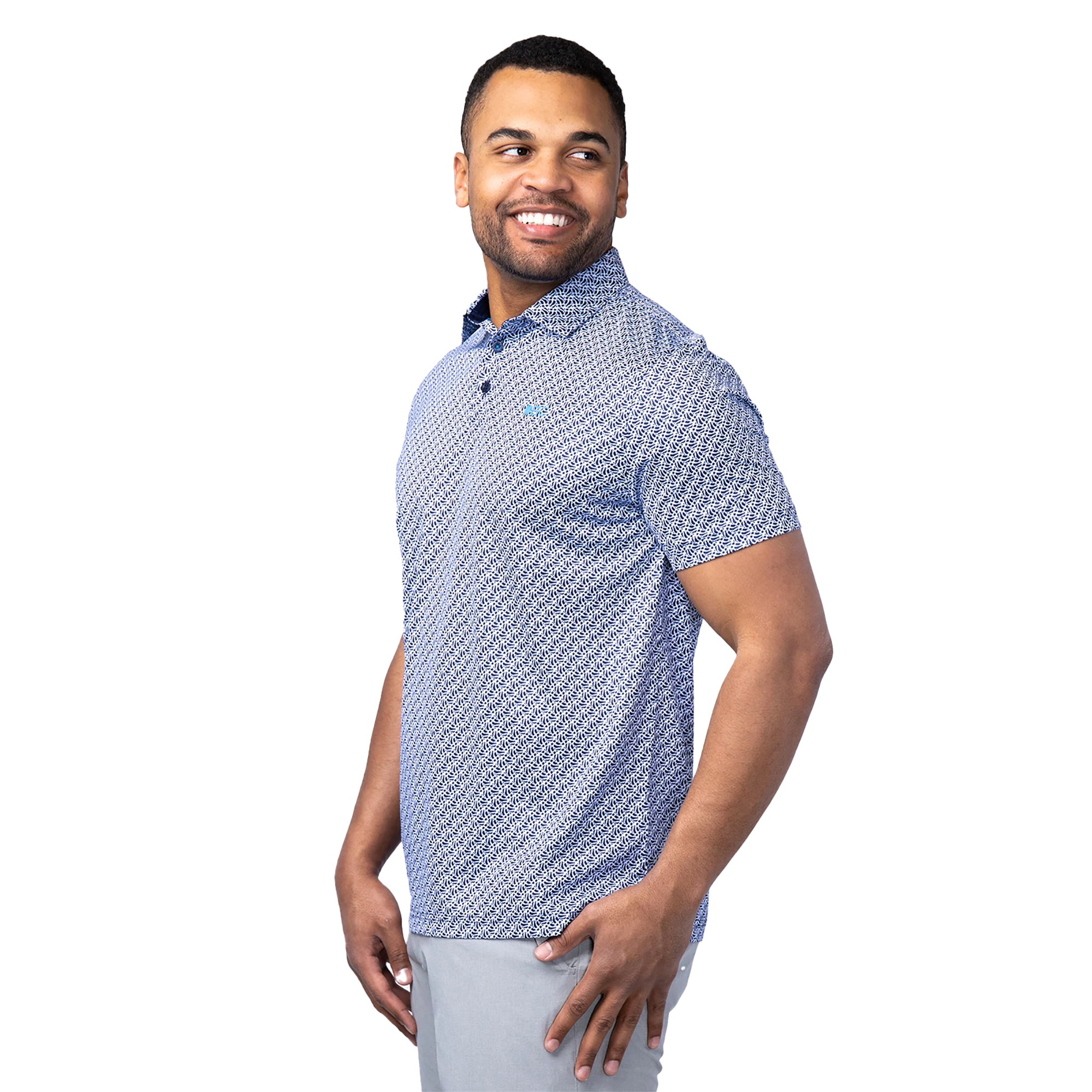 Twisted Men's Short Sleeve Golf Polo Shirt
