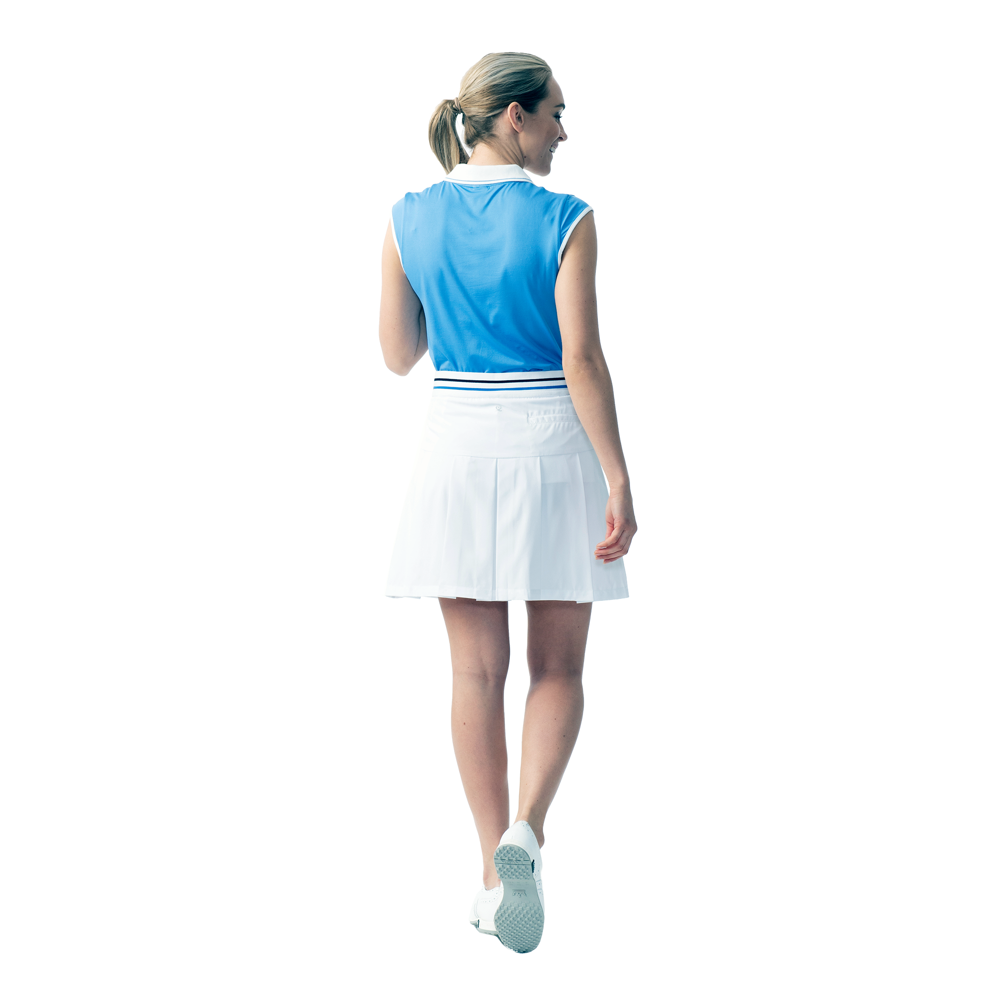 Angela Pleat Women's 18" Golf Skort