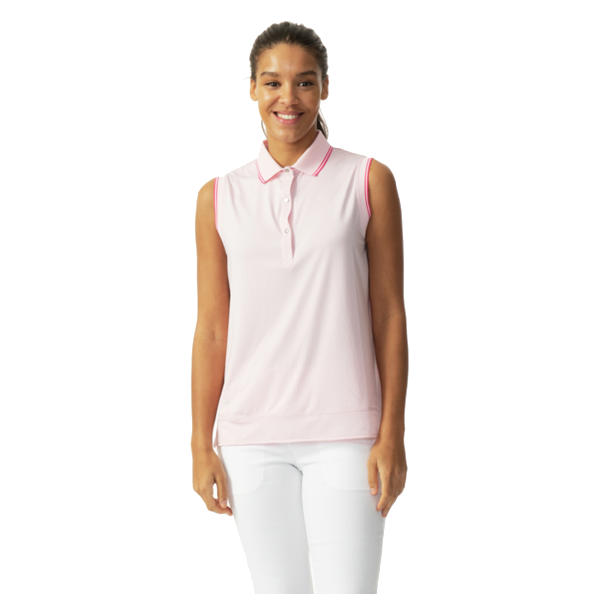 Corina Jersey Women's Sleeveless Golf Polo Shirt