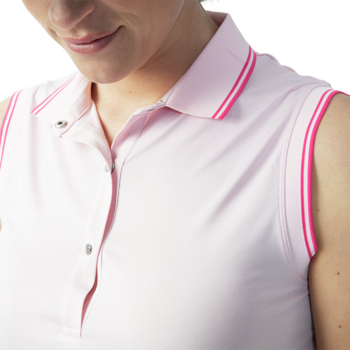 Corina Jersey Women's Sleeveless Golf Polo Shirt