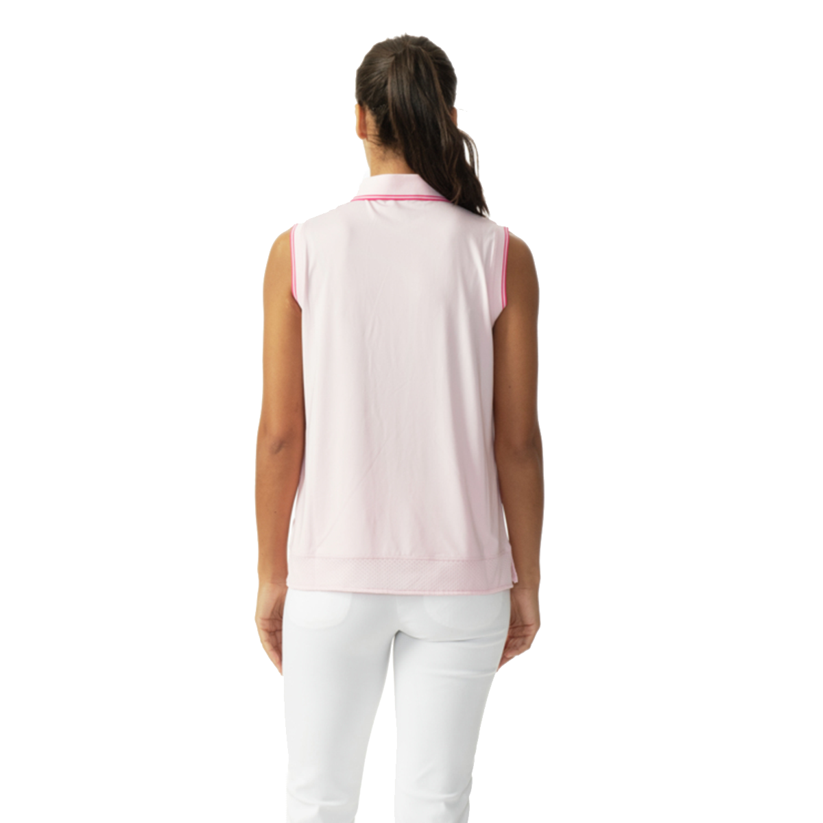 Corina Jersey Women's Sleeveless Golf Polo Shirt