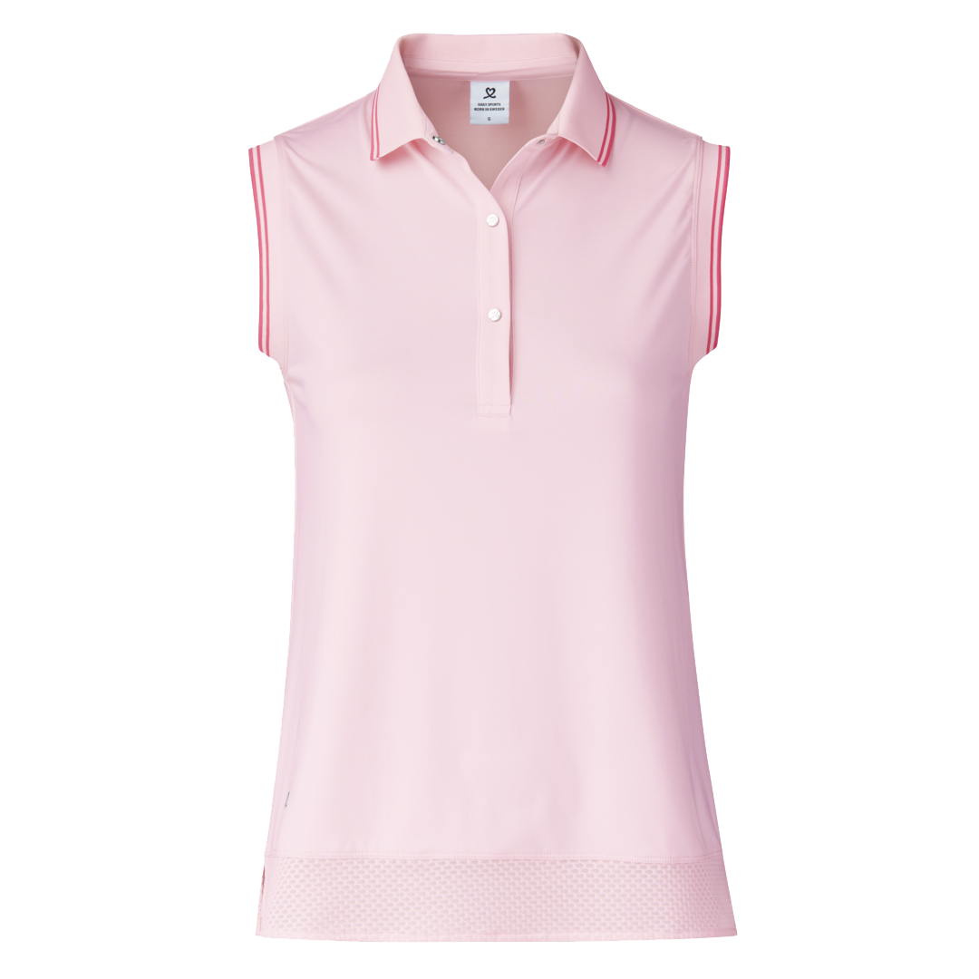 Corina Jersey Women's Sleeveless Golf Polo Shirt