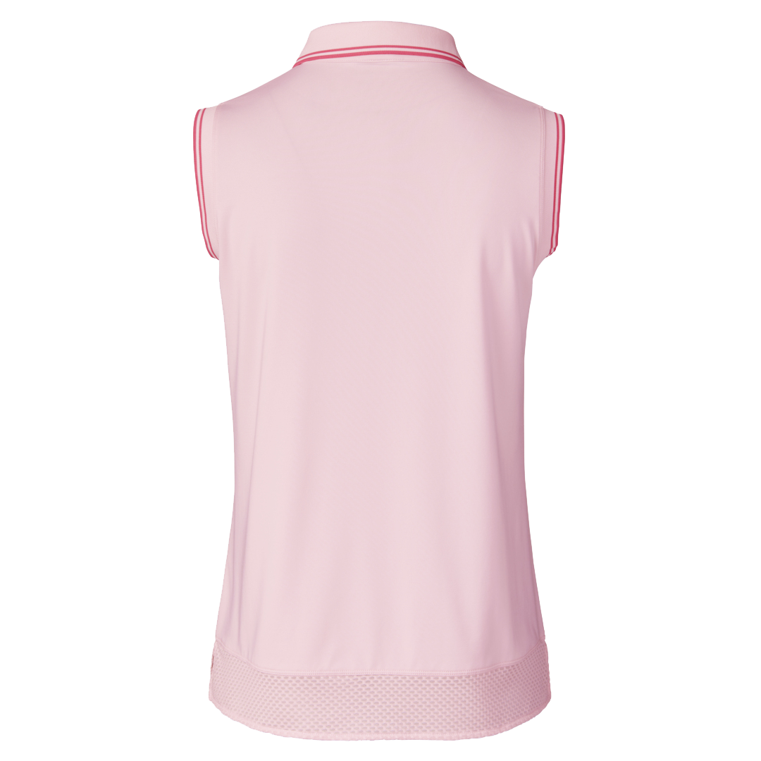 Corina Jersey Women's Sleeveless Golf Polo Shirt