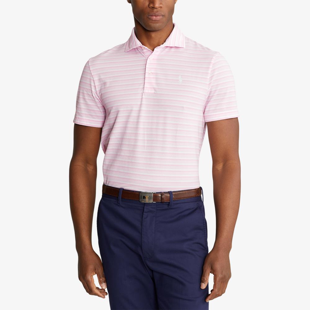 Custom Slim Fit Stretch Piqué Polo Shirt