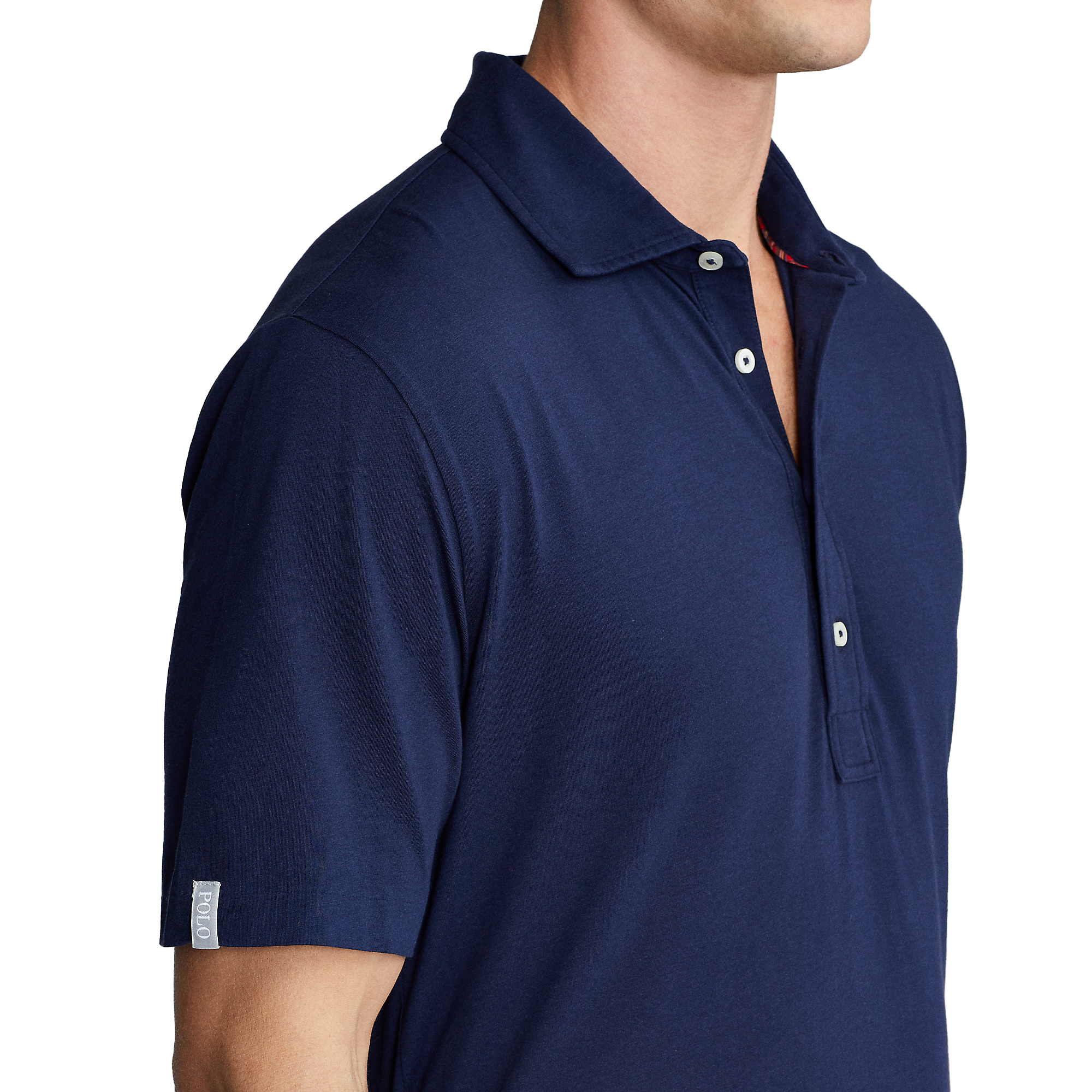 Classic Fit Stretch Lisle Men's Short Sleeve Golf Polo Shirt
