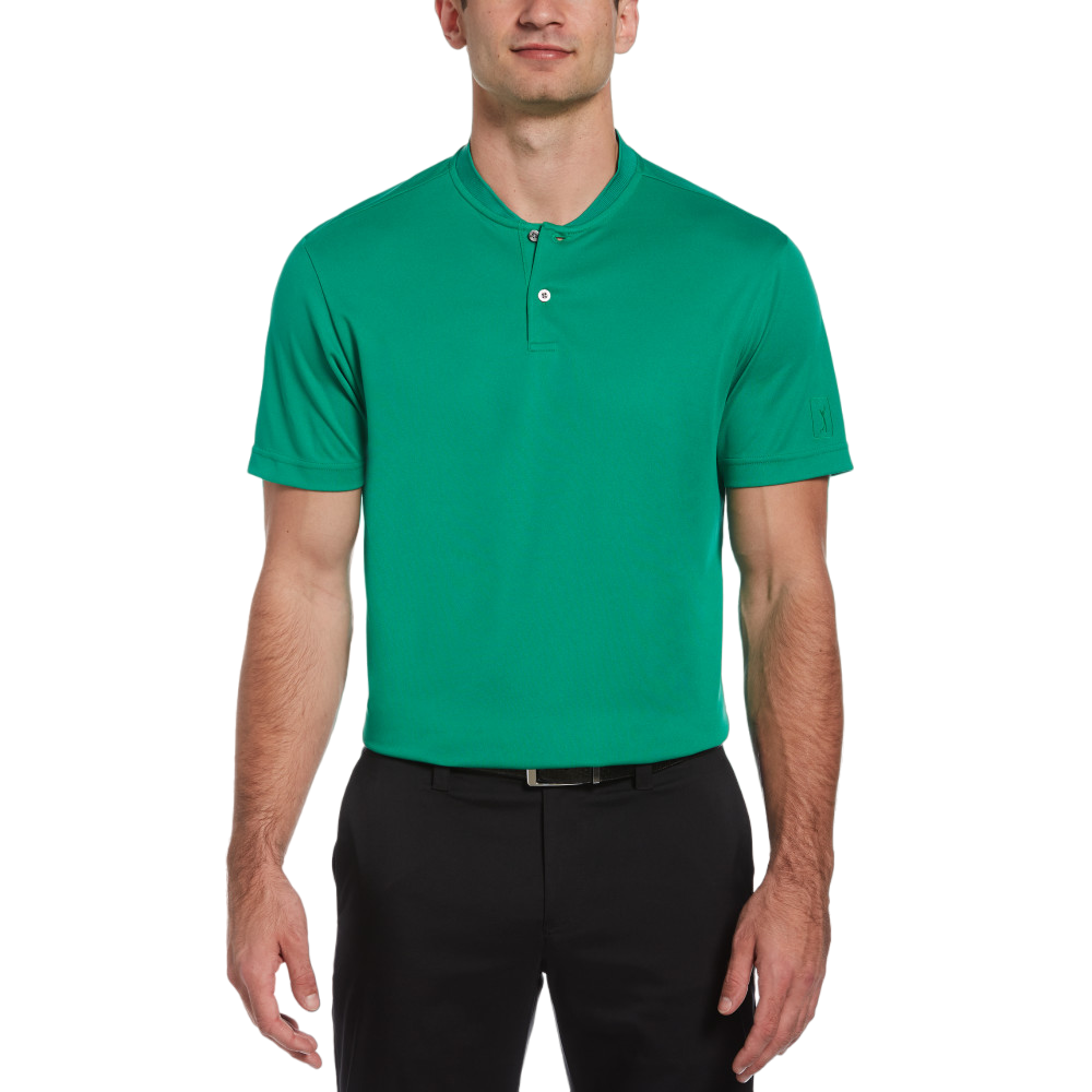 Pique with New Casual Collar Men's Short Sleeve Golf Polo Shirt