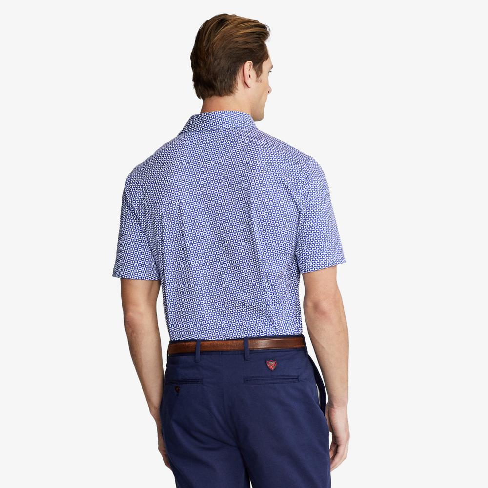 Classic Fit Print Jersey Polo Shirt