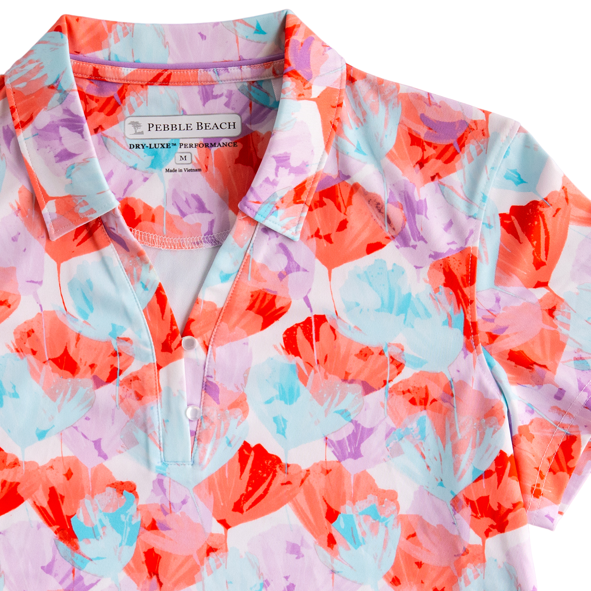 Firelight Printed Women's Short Sleeve Golf Polo Shirt