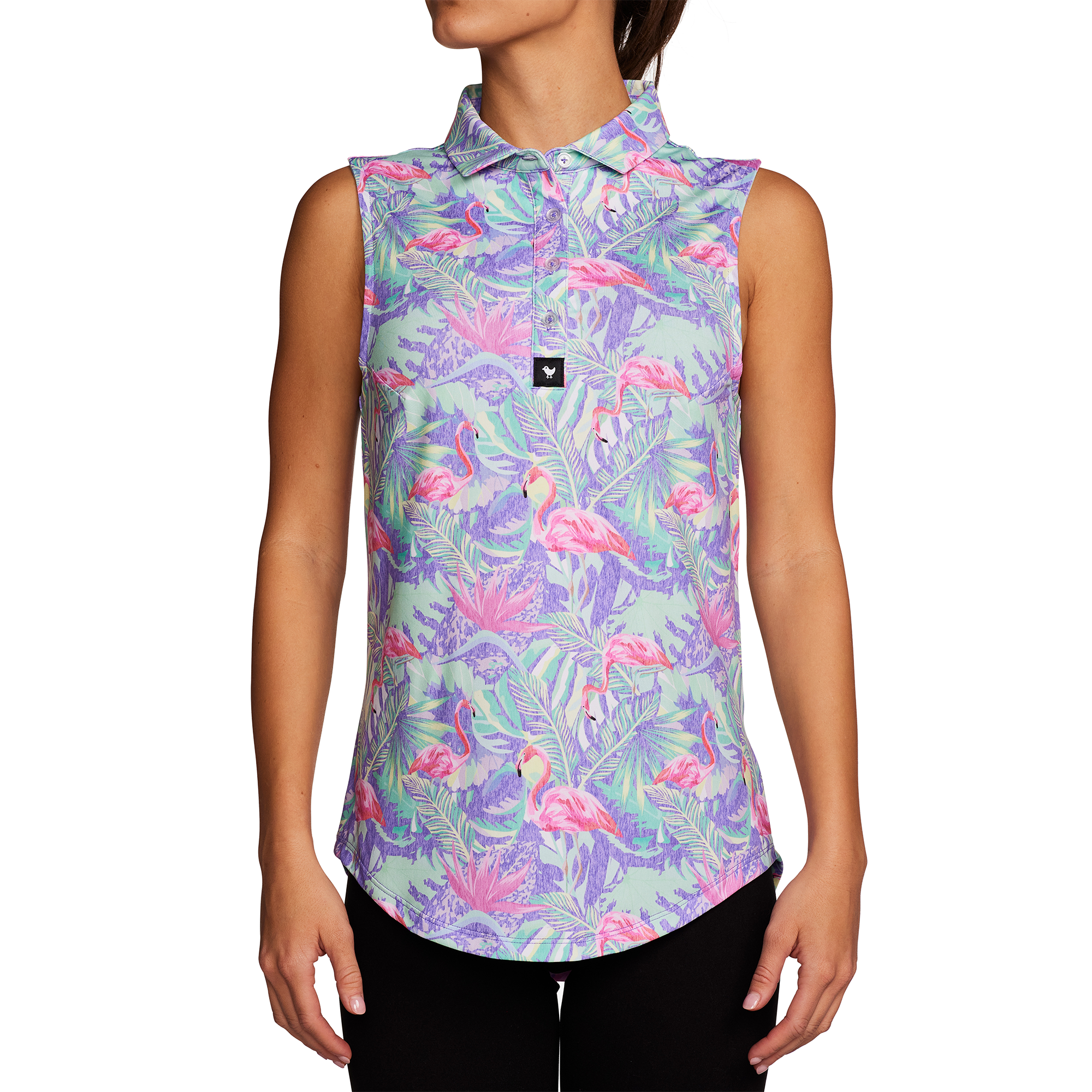 Mingos Women's Sleeveless Golf Polo Shirt