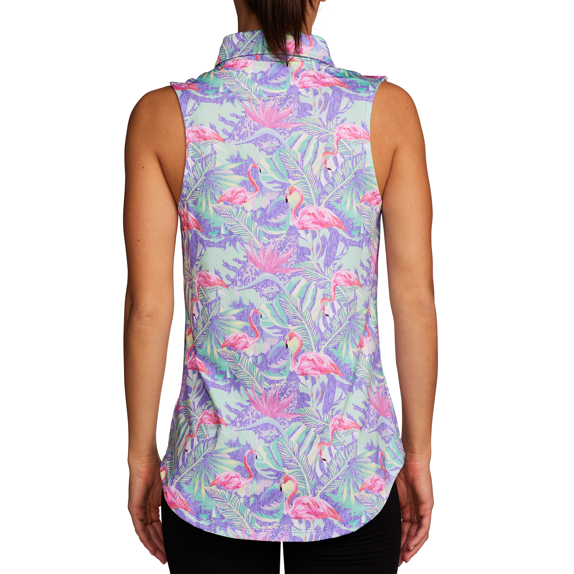 Mingos Women's Sleeveless Golf Polo Shirt