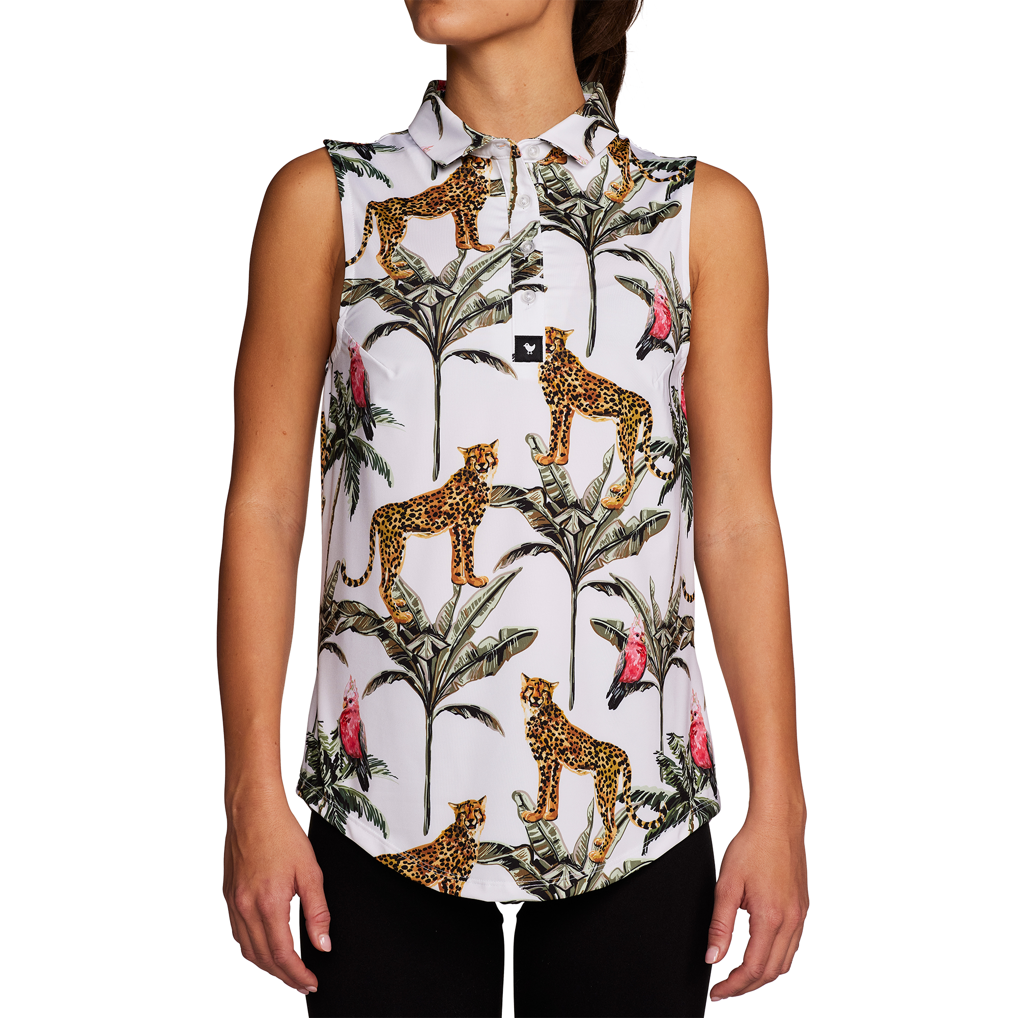 Wildlife Women's Sleeveless Golf Polo Shirt