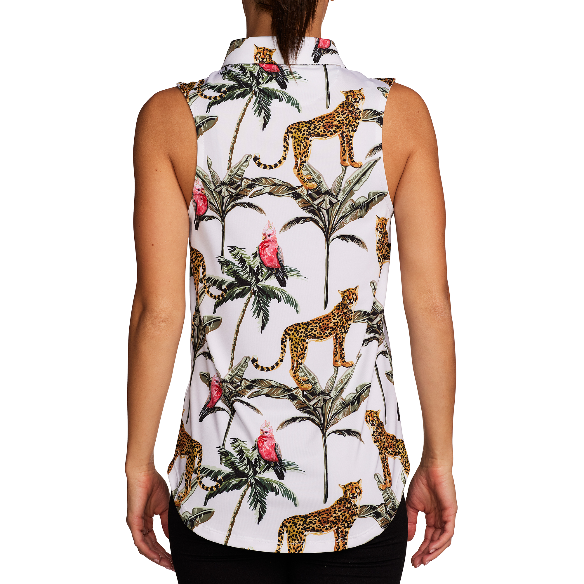 Wildlife Women's Sleeveless Golf Polo Shirt