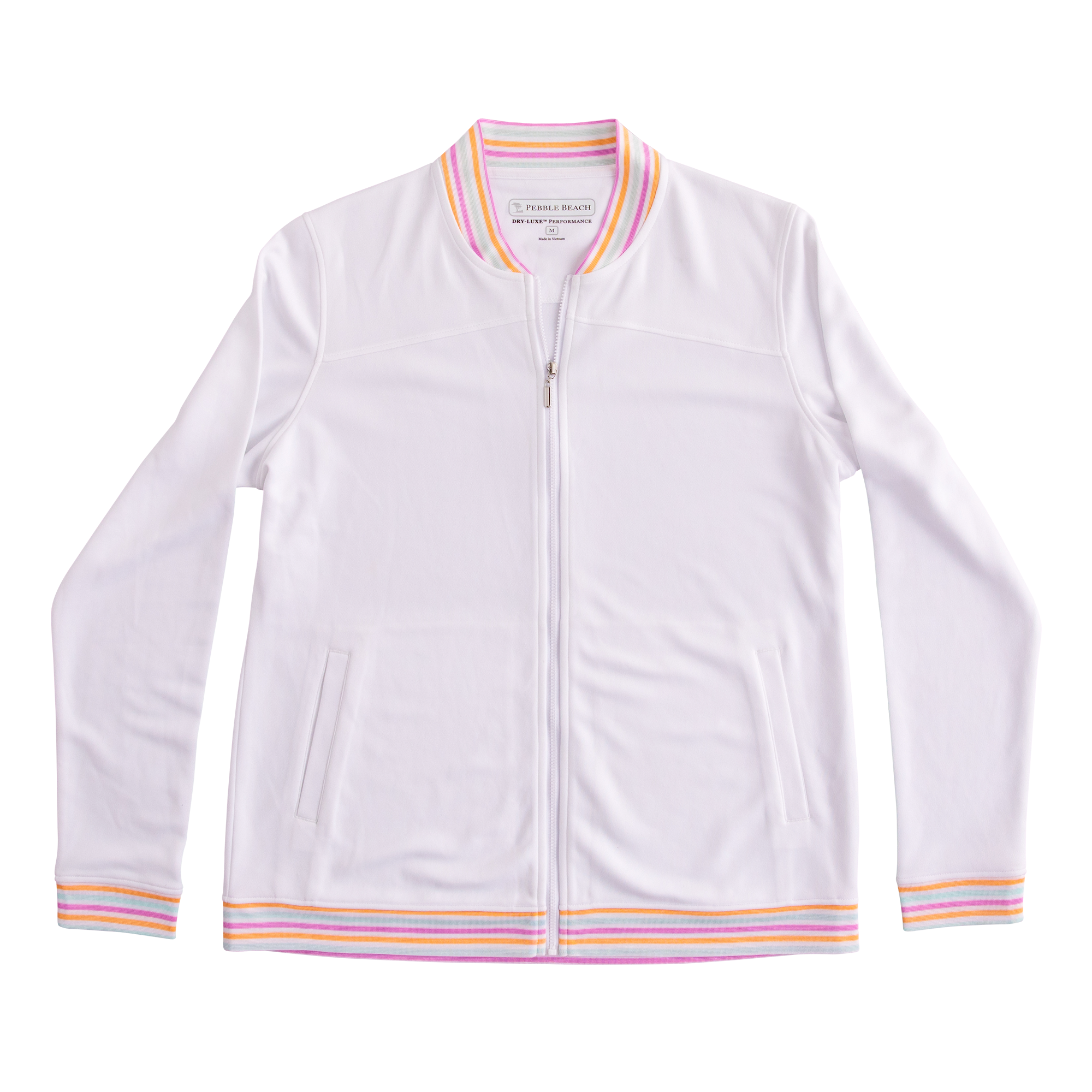 Lightweight Blue Glass Print Full Zip Jacket