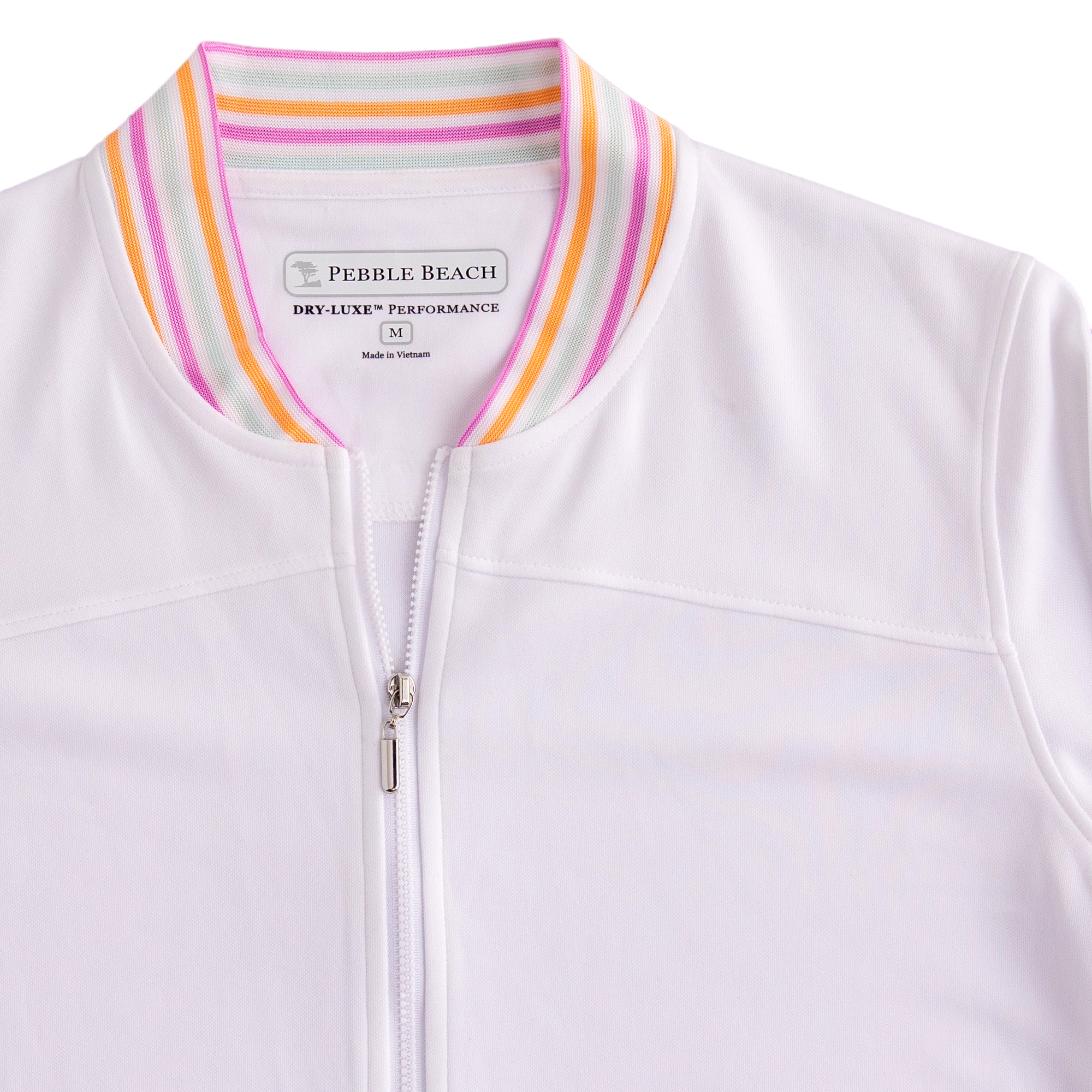 Lightweight Blue Glass Print Full Zip Jacket