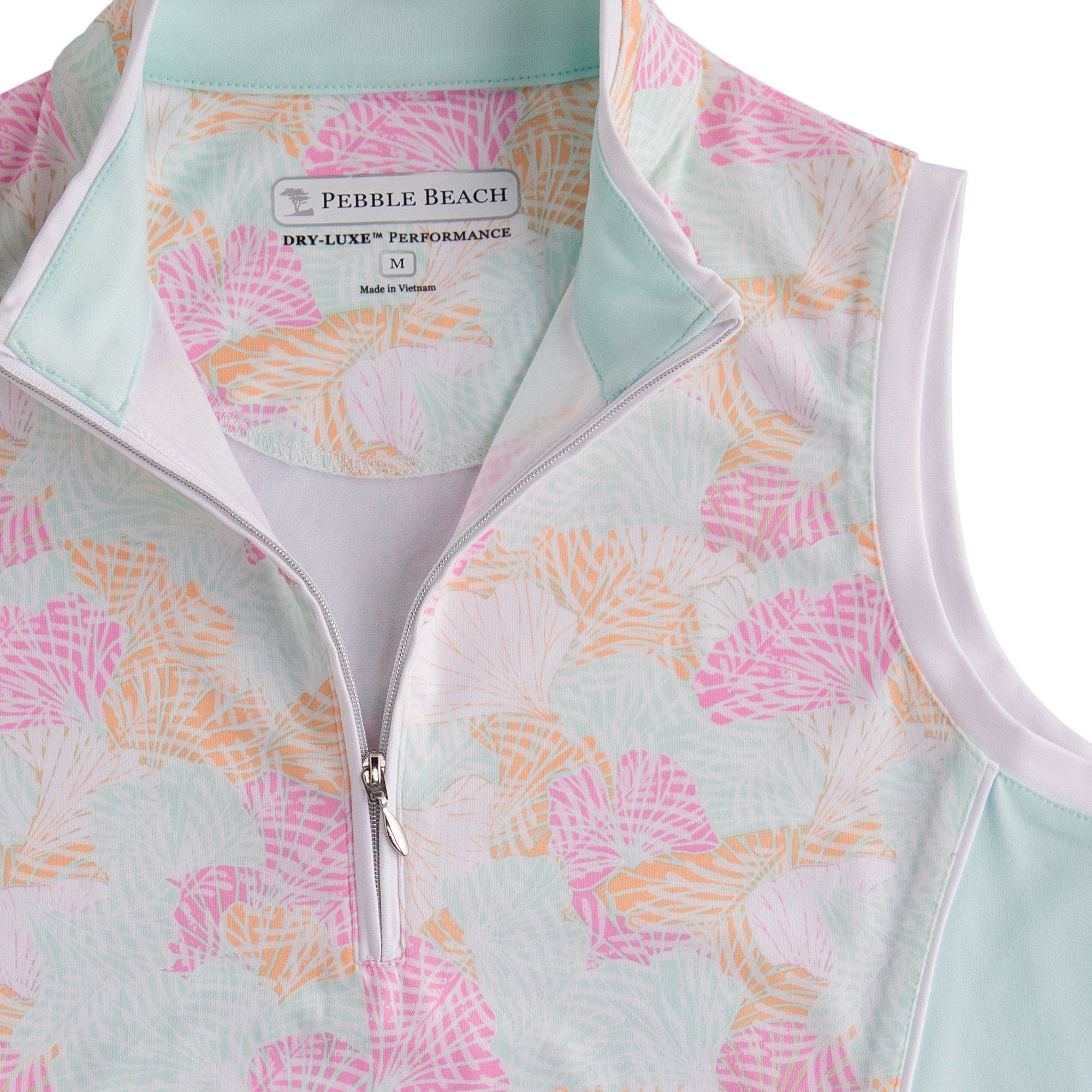 Colorblock Printed Women's Sleeveless Golf Dress