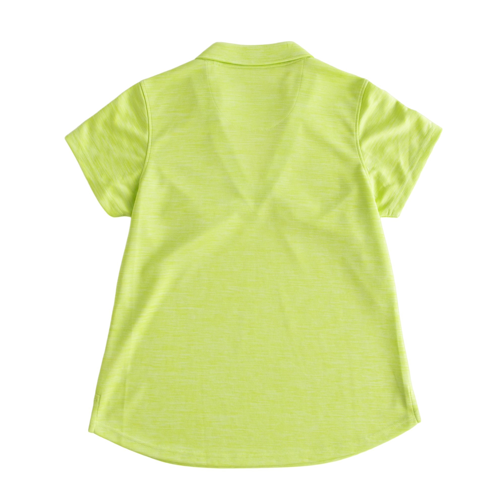 Summer Palm V Neck Women's Short Sleeve Golf Polo Shirt