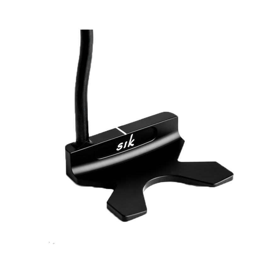SIK Golf FLO C-Series Double Bend Matte Black Putter | PGA
