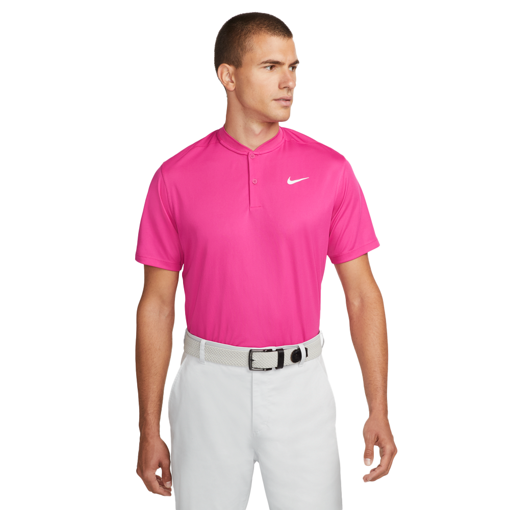 Nike pink golf polo best sale