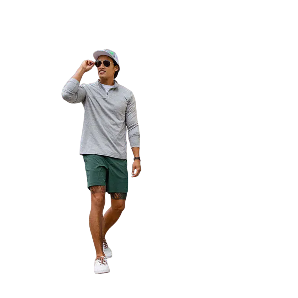 The Greeneries Men's 7" Compression Lined Golf Shorts